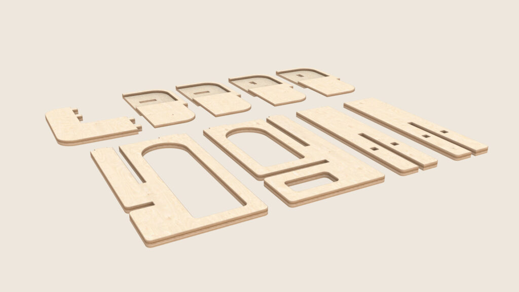 stool dissamssembled